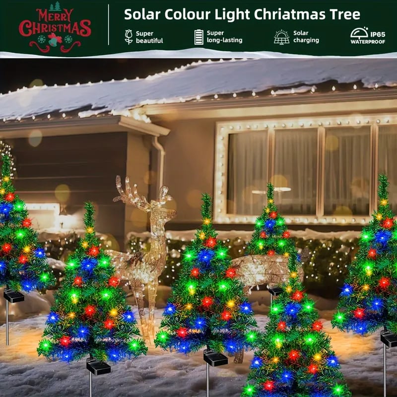 🎉🎉Solar Christmas tree lights
