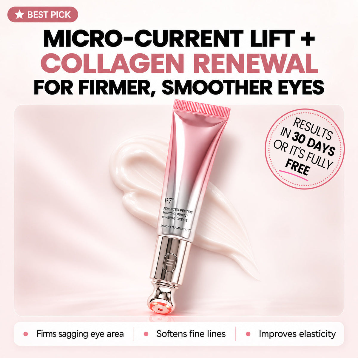 P7 Eye Renewal Creme applicator