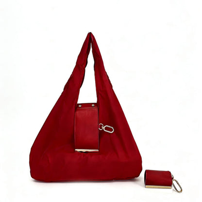 💥2026 HOT SALE💥Foldable Keychain Bag – Reusable Expandable Shopping Bag with Key Ring