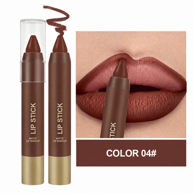 4# Cinnamon Brown lipstick and lip liner shade