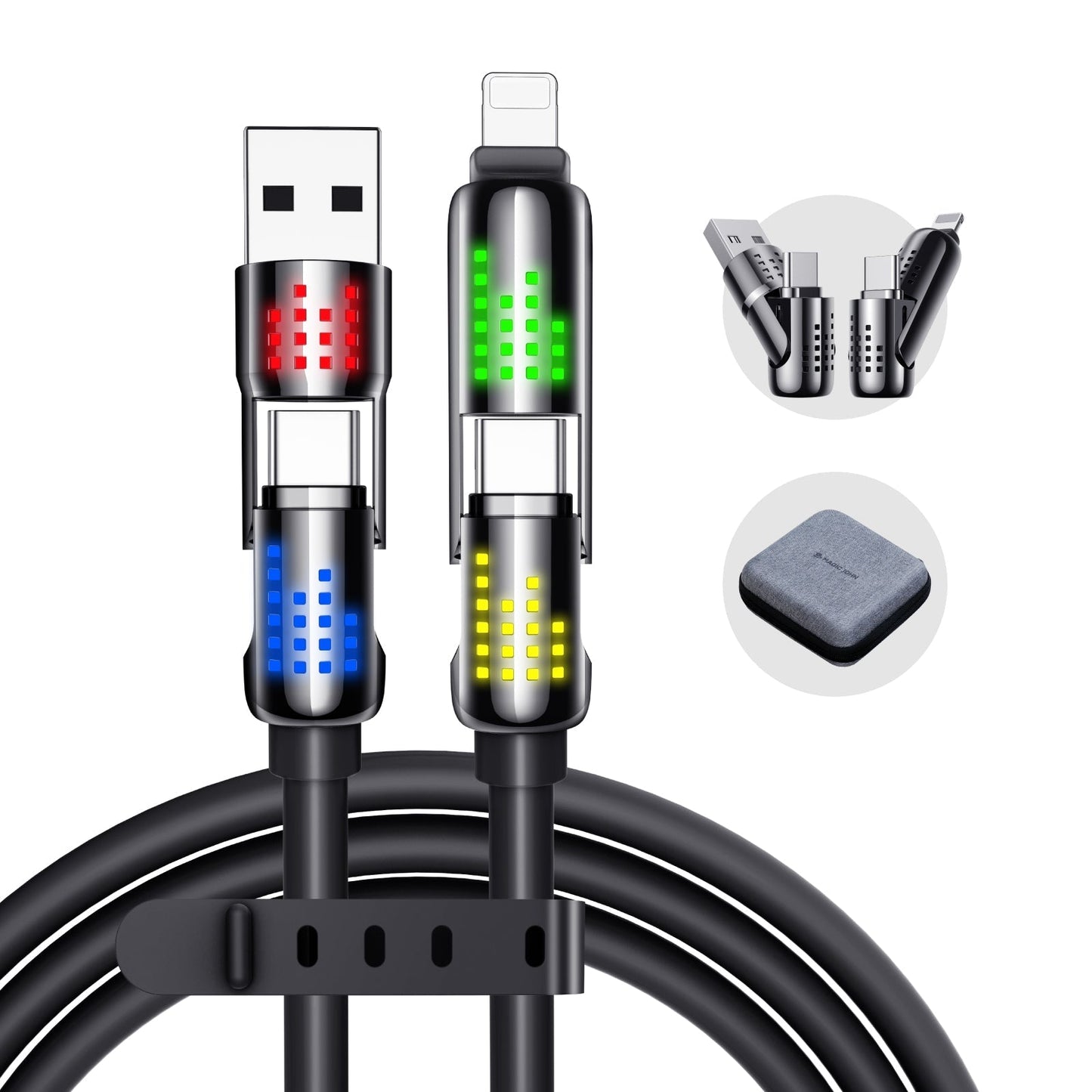 240W 4-in-1 USB Fast Charging Cable
