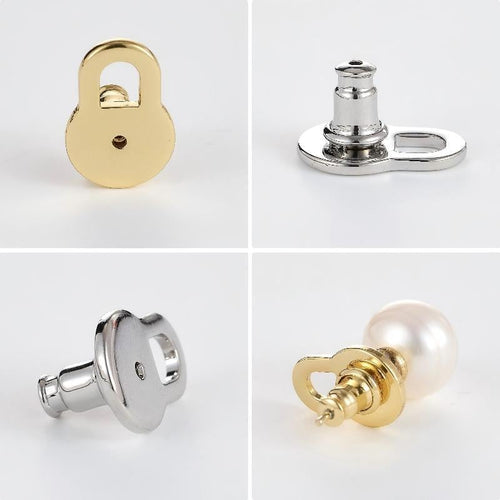 💥Buy 1 get 1 free 🔥18K Gold Plated Lobe Lifters for Heavy Earrings for Women - Earring Backs for Droopy Ears