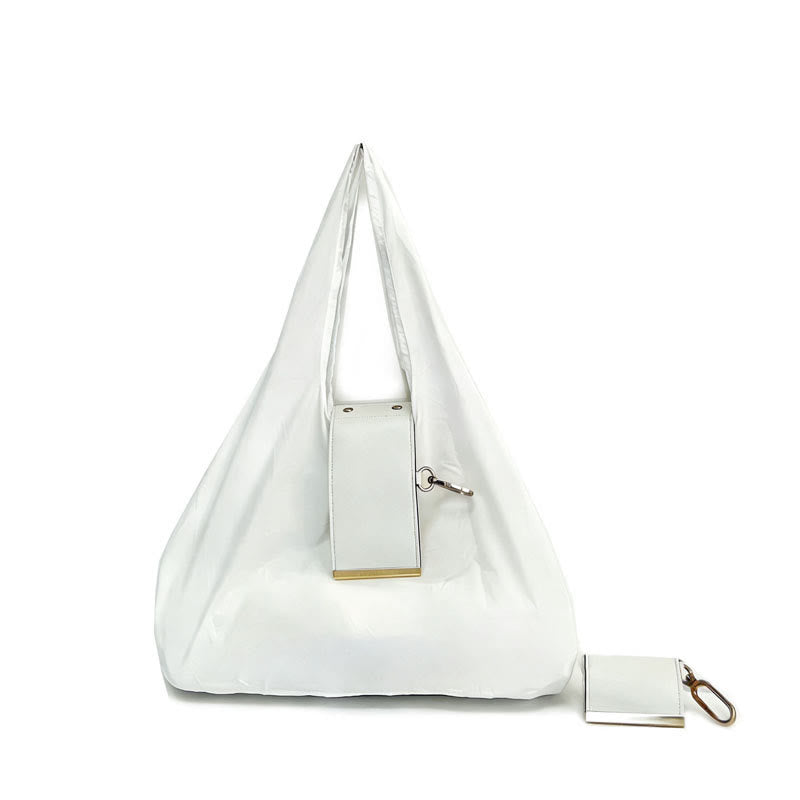💥2026 HOT SALE💥Foldable Keychain Bag – Reusable Expandable Shopping Bag with Key Ring