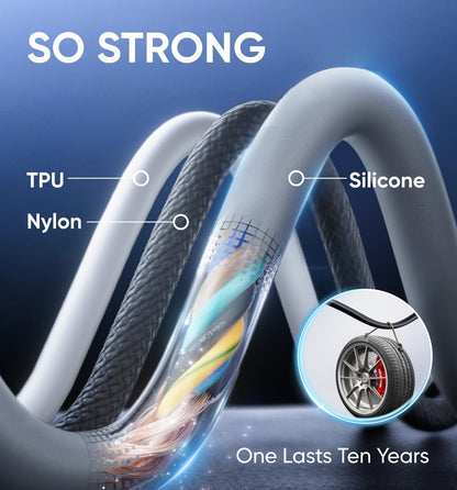 240W 4-in-1 USB Fast Charging Cable