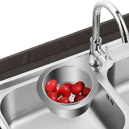 Stainless Steel Swan Sink Strainer Basket, 2026 New Multifunctional Kitchen Sink Drain Strainer Faucet Hanging Filter Basket, Corner Sink Strainer Basket for Kitchen Fruit Vegetable