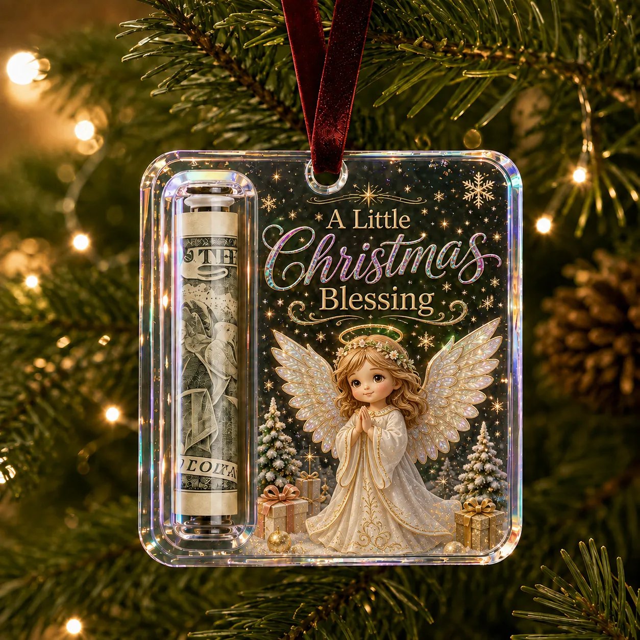 ✨🎄Christmas Cash Gift Holder Ornament