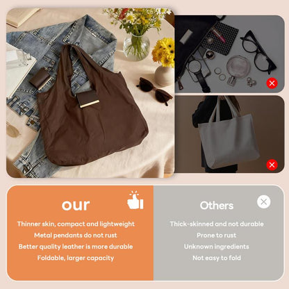 💥2026 HOT SALE💥Foldable Keychain Bag – Reusable Expandable Shopping Bag with Key Ring