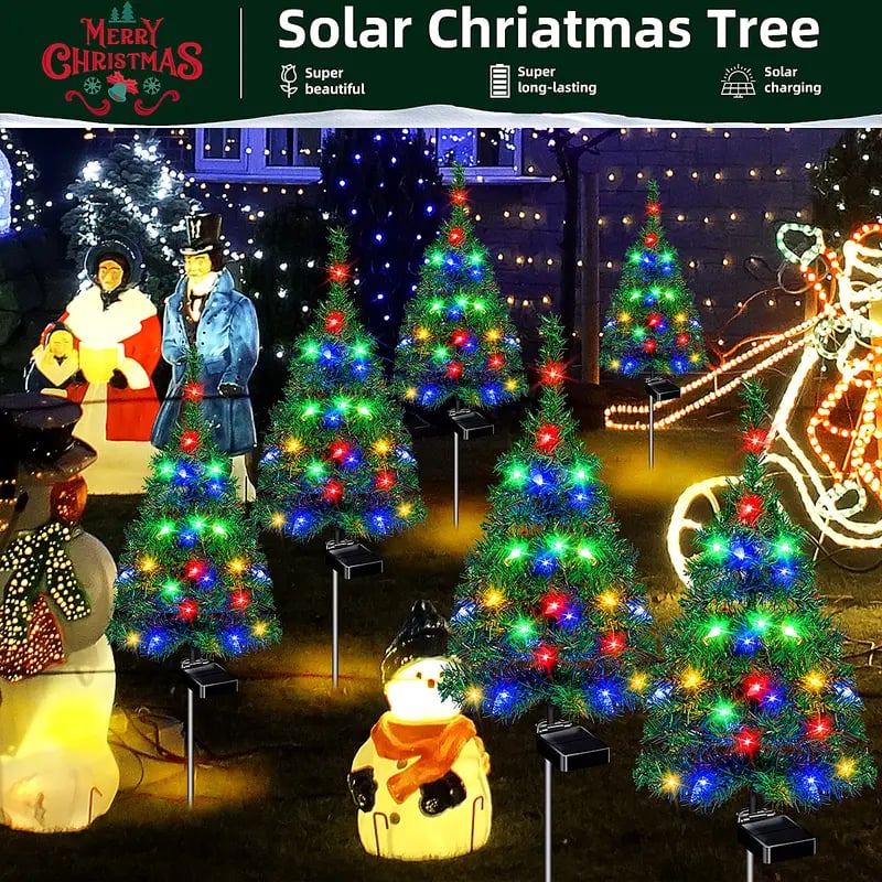 🎉🎉Solar Christmas tree lights