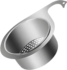 Stainless Steel Swan Sink Strainer Basket, 2026 New Multifunctional Kitchen Sink Drain Strainer Faucet Hanging Filter Basket, Corner Sink Strainer Basket for Kitchen Fruit Vegetable
