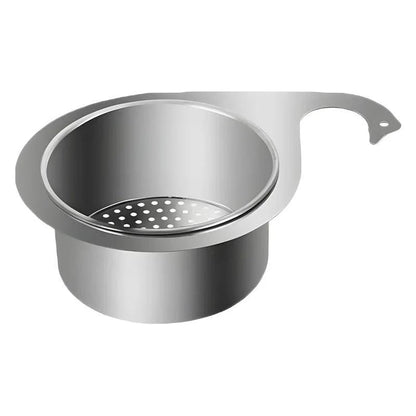 Stainless Steel Swan Sink Strainer Basket, 2026 New Multifunctional Kitchen Sink Drain Strainer Faucet Hanging Filter Basket, Corner Sink Strainer Basket for Kitchen Fruit Vegetable
