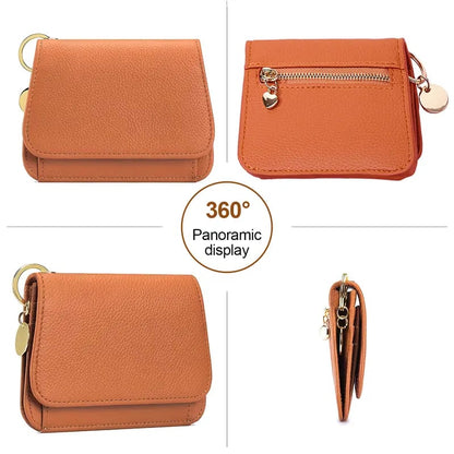 Elegant and Minimalist Women's Slim Short Wallet