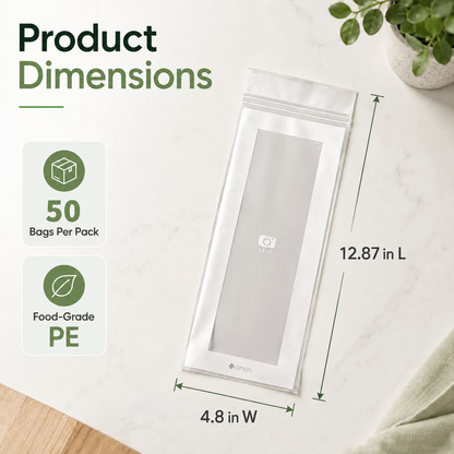 🔥Reusable Long Food Storage Bags Keep Food Fresh Longer. Organize Your Kitchen Smarter.