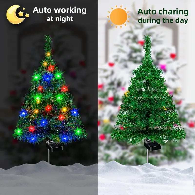 🎉🎉Solar Christmas tree lights