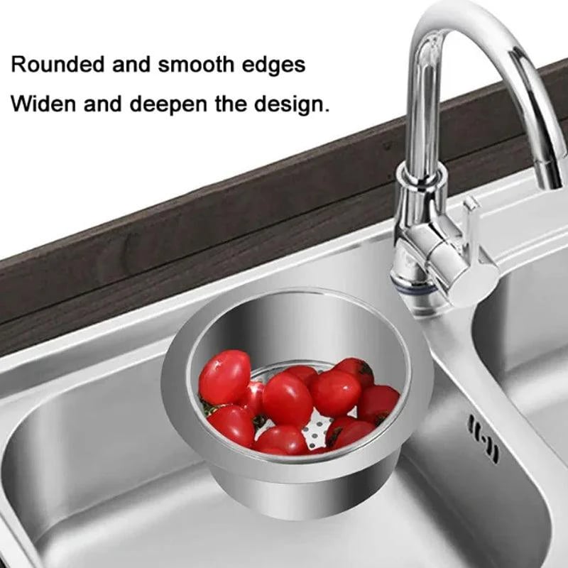 Stainless Steel Swan Sink Strainer Basket, 2026 New Multifunctional Kitchen Sink Drain Strainer Faucet Hanging Filter Basket, Corner Sink Strainer Basket for Kitchen Fruit Vegetable