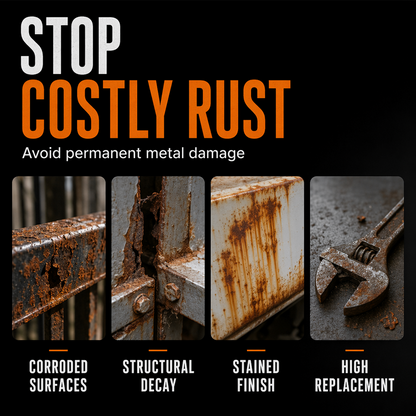 🥳2026 HOT SALE🥳💞50K+ SOLD!🔧🏠 60% OFF!  Metal Rust Protection Black Repair Paste – Restores rusty gates, railings & tools. Forms protective coating – no need to replace! 🛡️✨