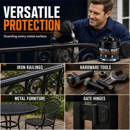 🥳2026 HOT SALE🥳💞50K+ SOLD!🔧🏠 60% OFF!  Metal Rust Protection Black Repair Paste – Restores rusty gates, railings & tools. Forms protective coating – no need to replace! 🛡️✨